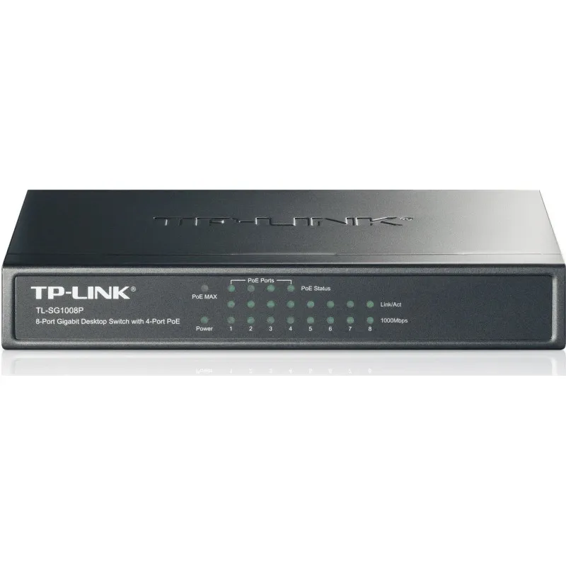 Switch de bureau 8 ports Gigabit / 4 Ports PoE — TAST